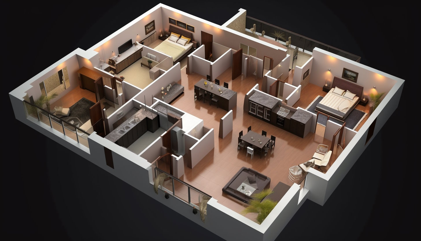high-quality 3D home plan