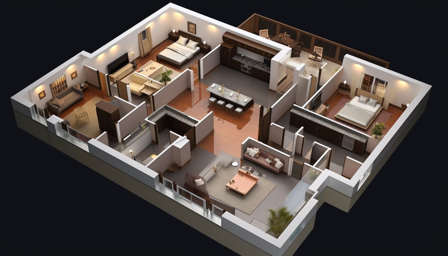 high-quality 3D home plan