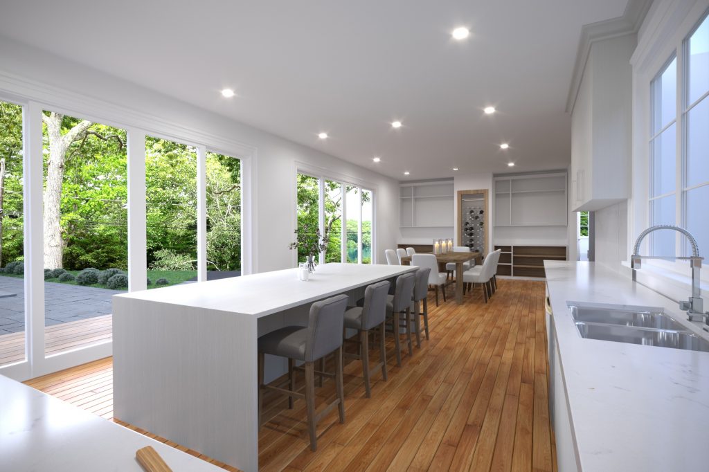 3d kitchen rendering